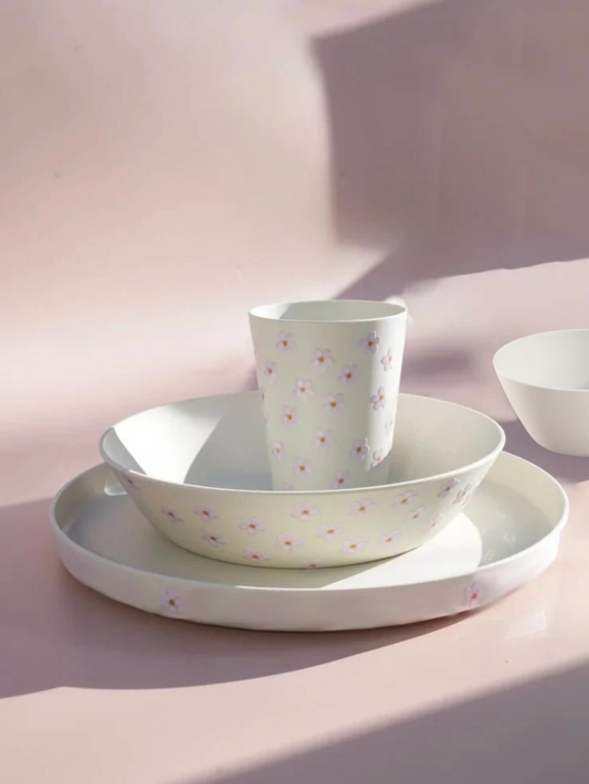 Kids Plant-Based Bloom Dinnerware Set - 4 Pieces