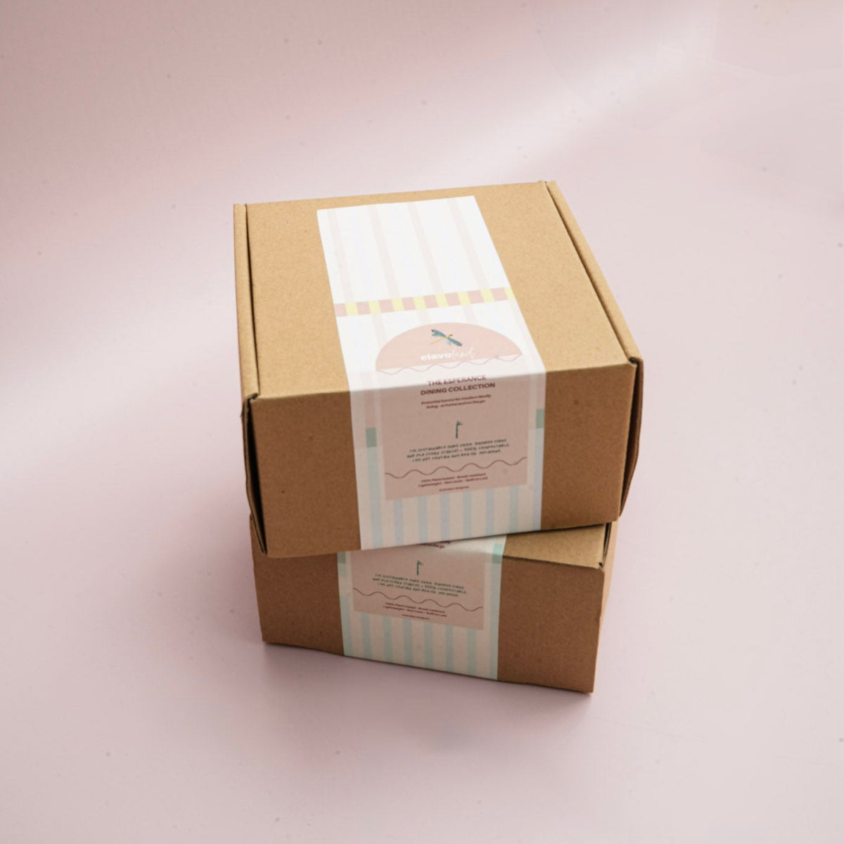 Packaging for the white bowls