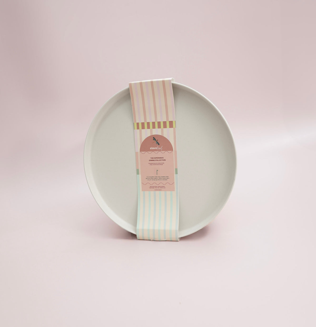 Deep plate in white packaging